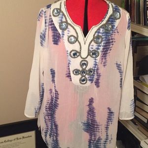 Chico’s swim cover up or summer yacht top!!